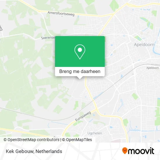 Kek Gebouw kaart