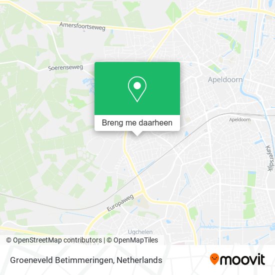 Groeneveld Betimmeringen kaart