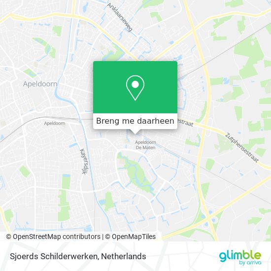 Sjoerds Schilderwerken kaart