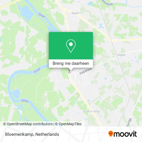 Bloemenkamp kaart