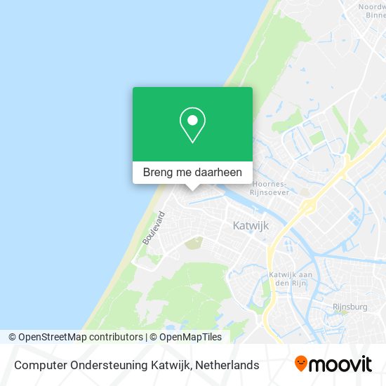 Computer Ondersteuning Katwijk kaart