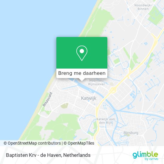 Baptisten Krv - de Haven kaart