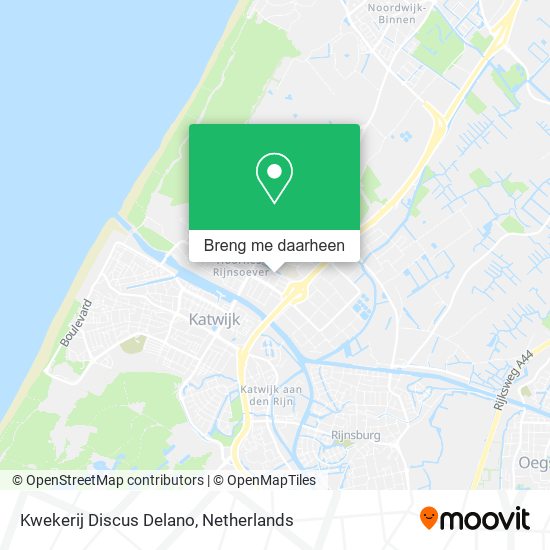 Kwekerij Discus Delano kaart
