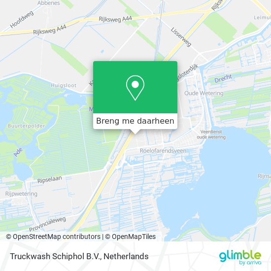 Truckwash Schiphol B.V. kaart