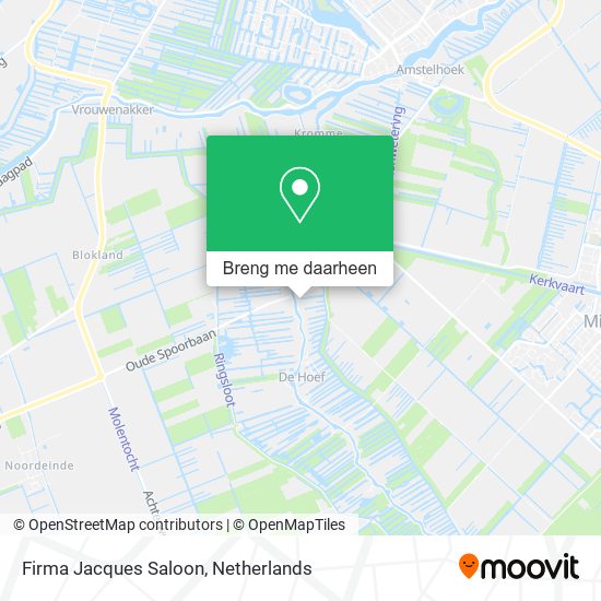 Firma Jacques Saloon kaart