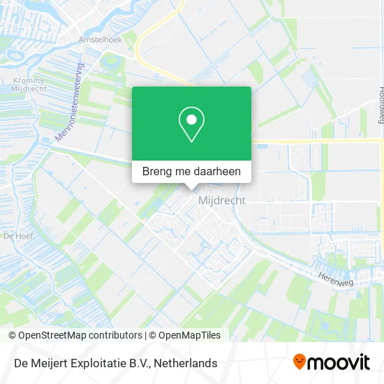 De Meijert Exploitatie B.V. kaart