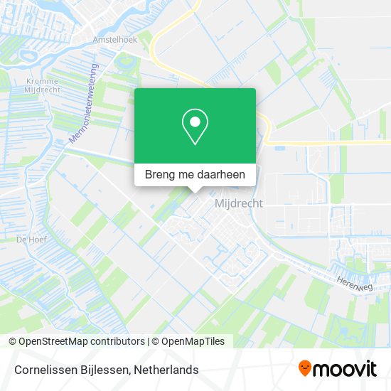 Cornelissen Bijlessen kaart