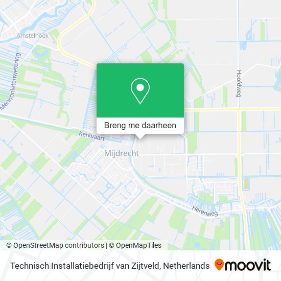 Technisch Installatiebedrijf van Zijtveld kaart