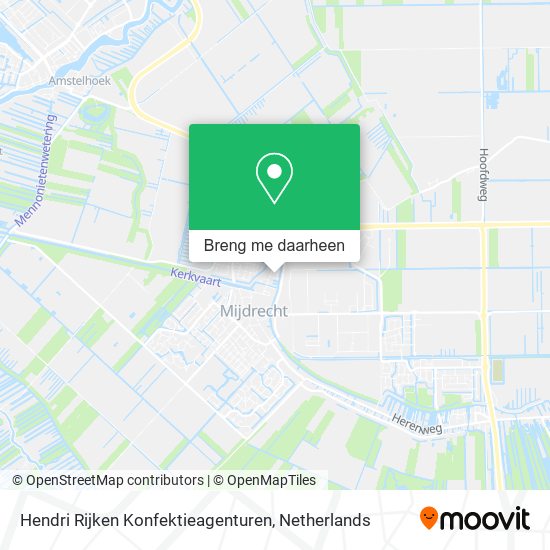 Hendri Rijken Konfektieagenturen kaart