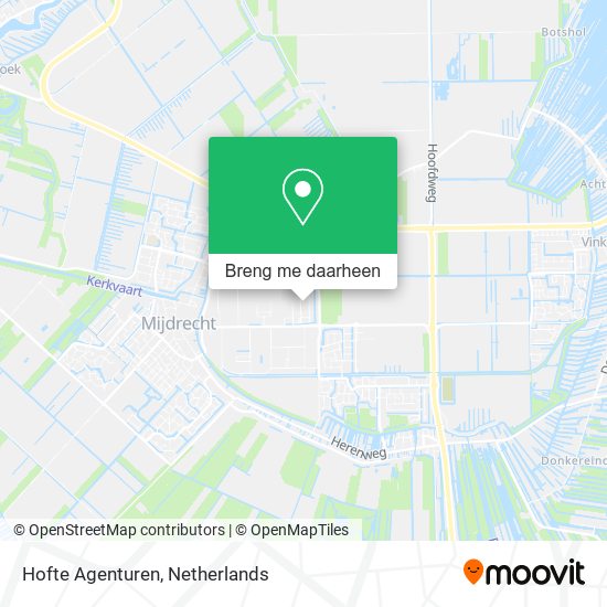 Hofte Agenturen kaart