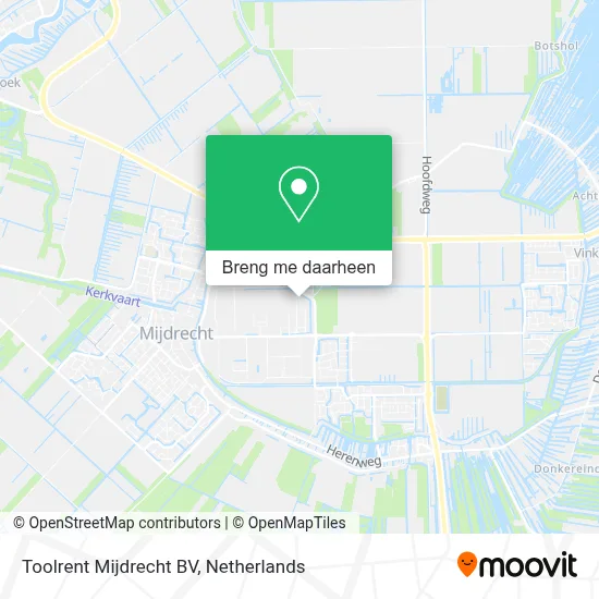 Toolrent Mijdrecht BV kaart