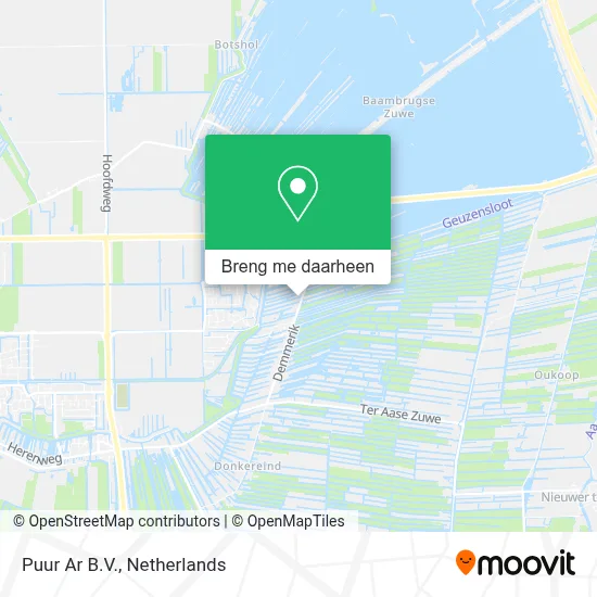 Puur Ar B.V. kaart