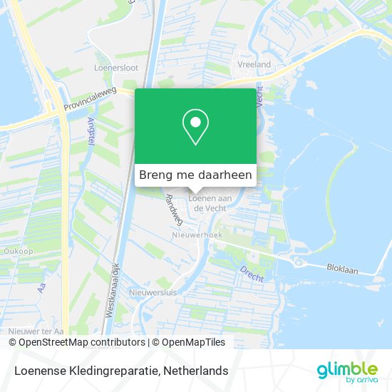 Loenense Kledingreparatie kaart