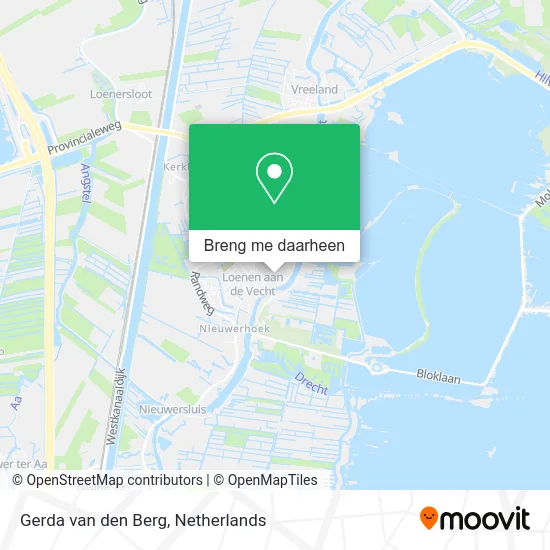 Gerda van den Berg kaart