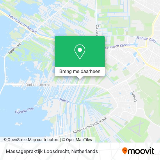 Massagepraktijk Loosdrecht kaart