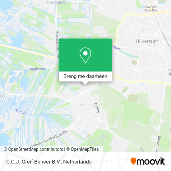 C.G.J. Greif Beheer B.V. kaart