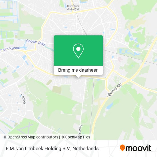E.M. van Limbeek Holding B.V. kaart