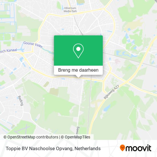 Toppie BV Naschoolse Opvang kaart