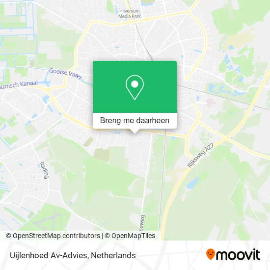 Uijlenhoed Av-Advies kaart