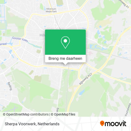 Sherpa Voorwerk kaart