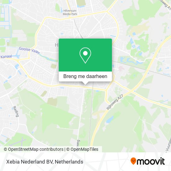 Xebia Nederland BV kaart