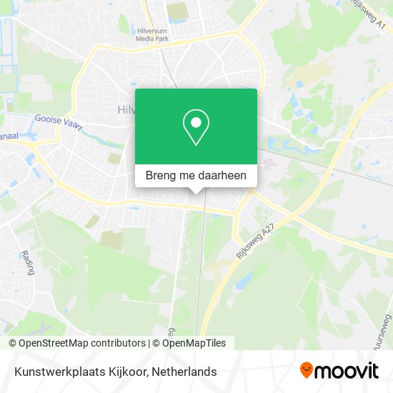 Kunstwerkplaats Kijkoor kaart