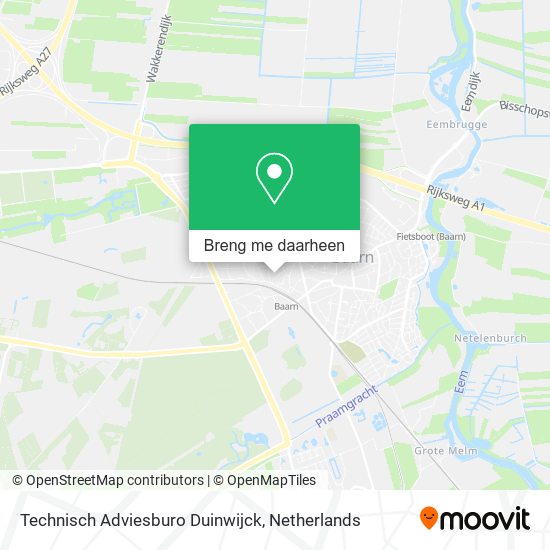 Technisch Adviesburo Duinwijck kaart