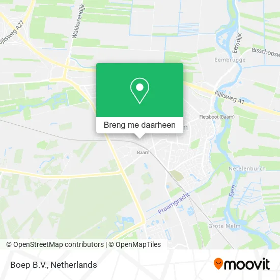 Boep B.V. kaart