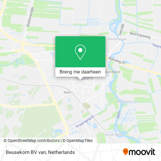 Beusekom BV van kaart