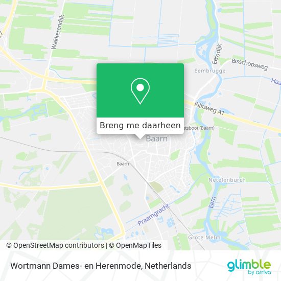 Wortmann Dames- en Herenmode kaart