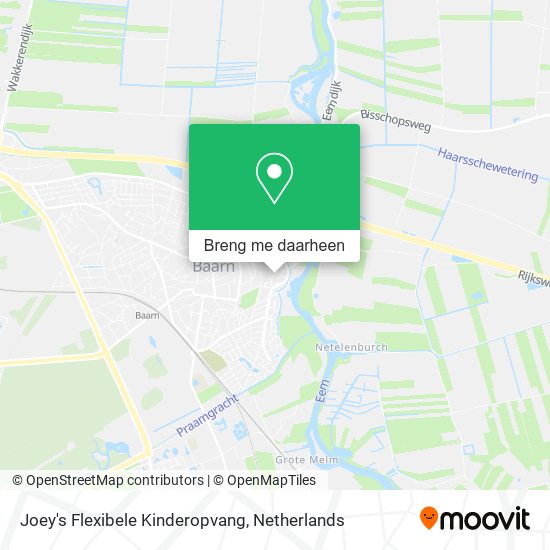 Joey's Flexibele Kinderopvang kaart