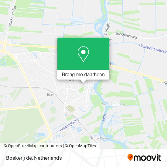 Boekerij de kaart