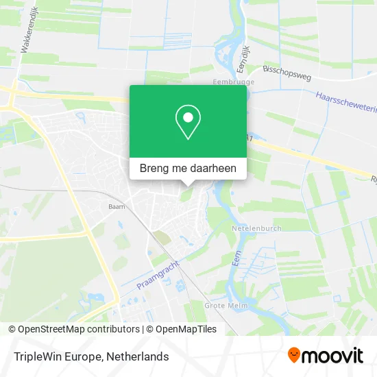 TripleWin Europe kaart