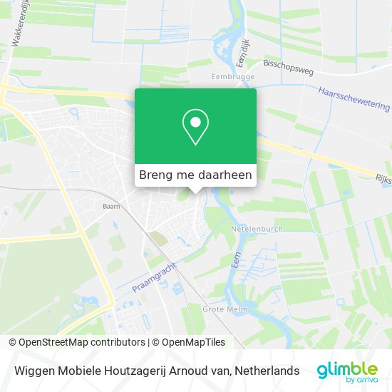 Wiggen Mobiele Houtzagerij Arnoud van kaart