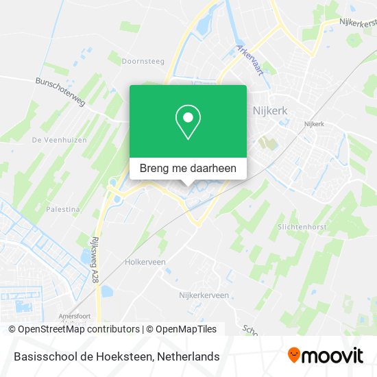 Basisschool de Hoeksteen kaart