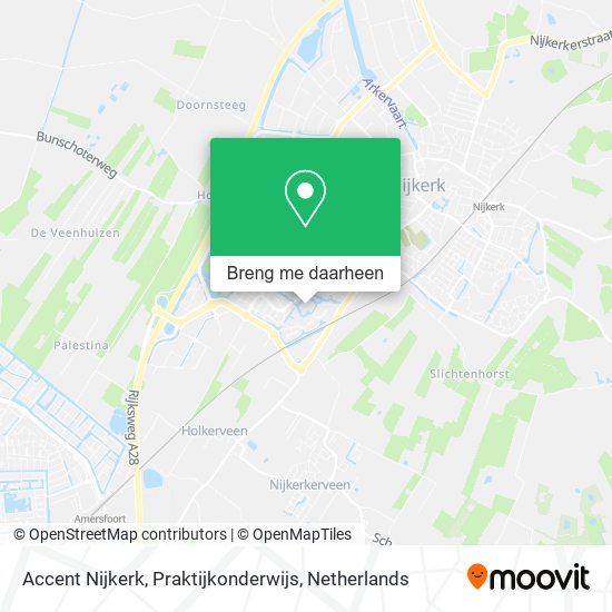 Accent Nijkerk, Praktijkonderwijs kaart