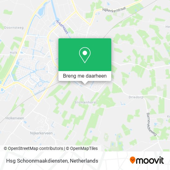 Hsg Schoonmaakdiensten kaart