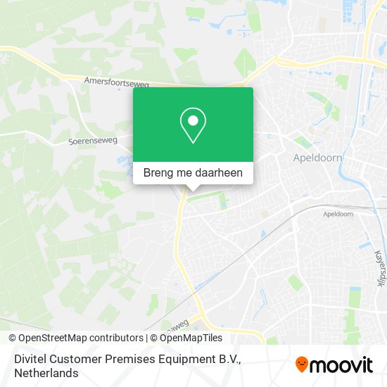 Divitel Customer Premises Equipment B.V. kaart