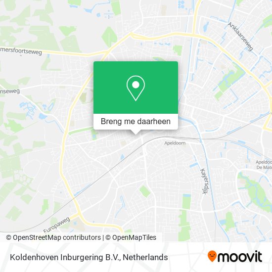 Koldenhoven Inburgering B.V. kaart