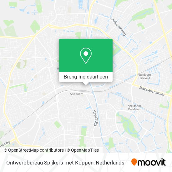 Ontwerpbureau Spijkers met Koppen kaart