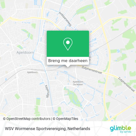 WSV Wormense Sportvereniging kaart