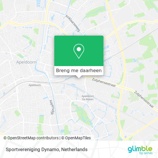 Sportvereniging Dynamo kaart