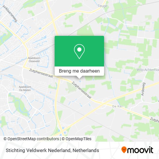 Stichting Veldwerk Nederland kaart