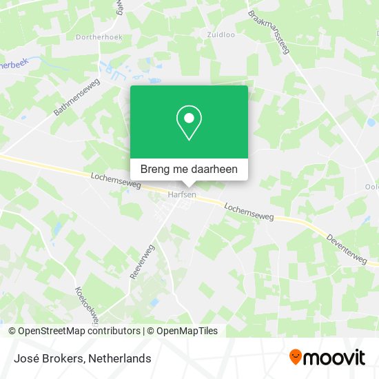 José Brokers kaart