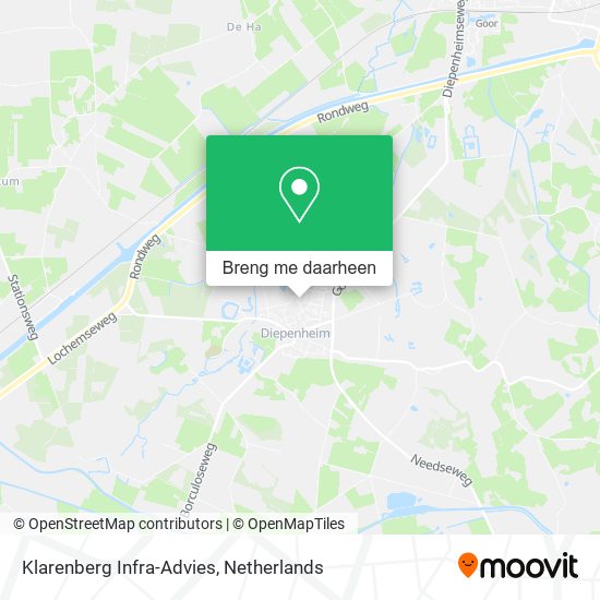 Klarenberg Infra-Advies kaart