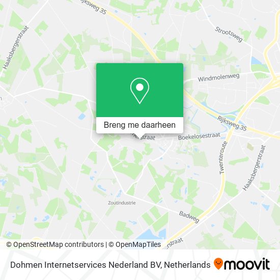 Dohmen Internetservices Nederland BV kaart