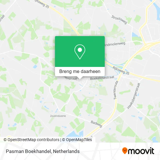 Pasman Boekhandel kaart