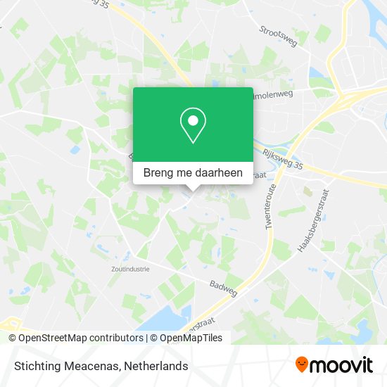 Stichting Meacenas kaart