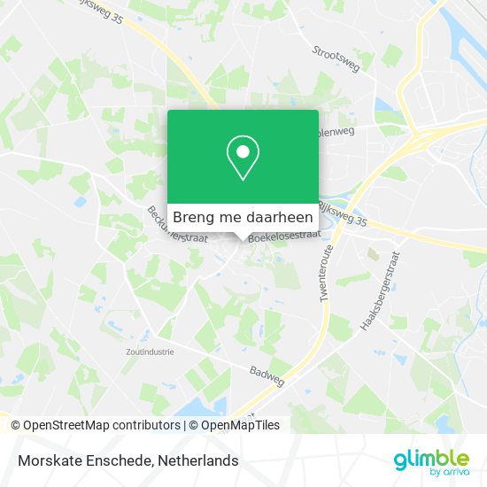 Morskate Enschede kaart