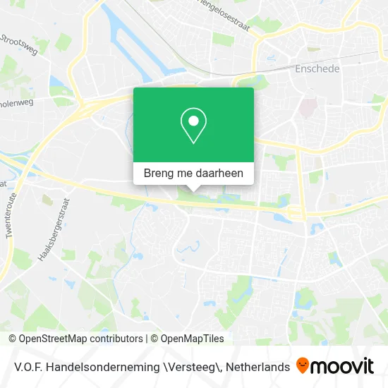 V.O.F. Handelsonderneming \Versteeg\ kaart